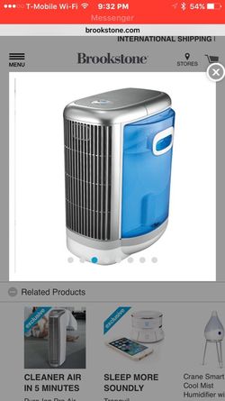 Brookstone air 2024 purifier and humidifier