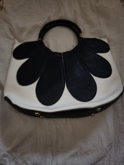 White & Black Purse