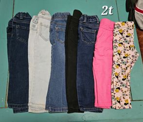 Toddler Girl Pants Bundle Size 2T
