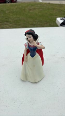 Snow White Porcelain Figure And Collectible Cup