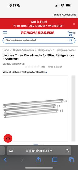 3 Pc Handle Aluminum