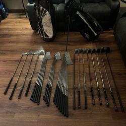 GOLF CLUBS/BAGS/BALLS/TEES IN BULK OR INDIVIDUAL(NOT $5)  READ DESCRIPTION