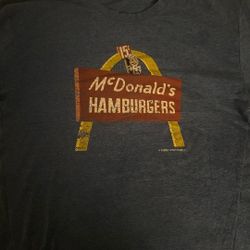 Blue McDonald's T-shirt 
