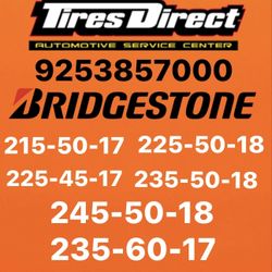 Bridgestone Tires Available 650$ Installed