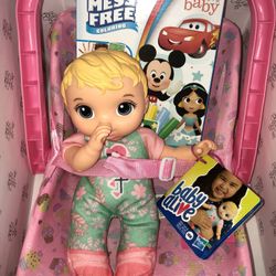 Baby doll With Tags Carrier And Mess Free Coloring