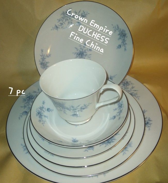 Fine China CROWN EMPIRE DUCHESS Vintage