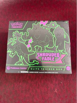 Shrouded Fable Pokemon Center Elite trainer box Etb PC