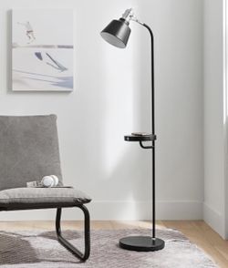 Taylor Wireless Charging Floor Lamp With USB