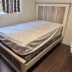 Full/Queen Size Mattress And Frame 