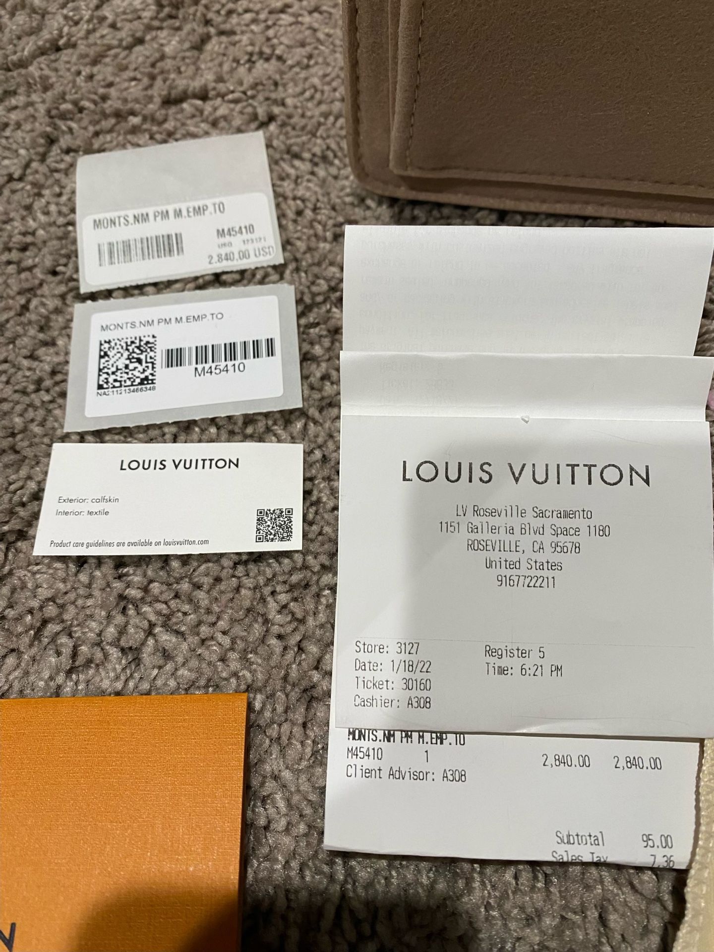 Louis Vuitton Roseville Sacramento Store, United States