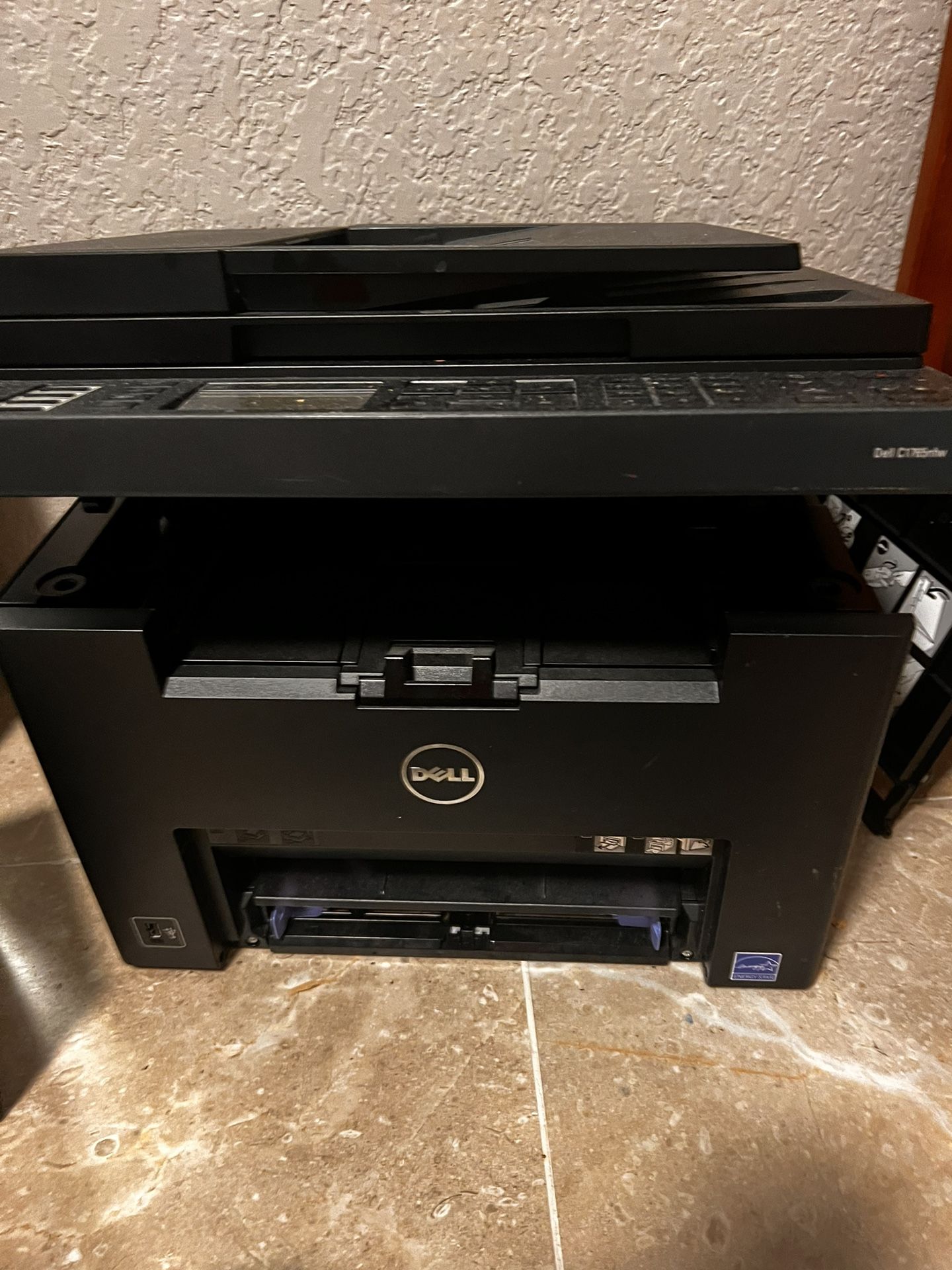 TESTED Dell C1765nfw Color MFP All In One Laser Printer w/ USB Cable Wifi Compat