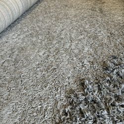 Grey Shag Rug -  8 X 9