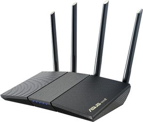 ASUS RT-AX1800S Dual Band WiFi 6 Extendable Router, Subscription-Free Network Security, Parental Control, Built-in VPN, AiMesh Compatible, Gaming & St