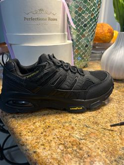 Skechers brand new bk/bk goodyear original shoes no box size 9.5 men