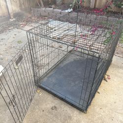Dog Crates (4 Total, Large/Medium/Small) – Collapsible  