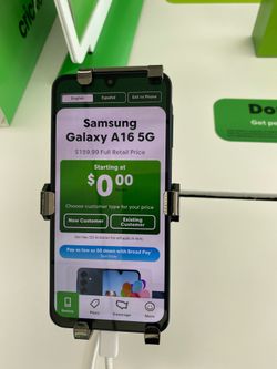 Free Samsung Galaxy A16 5G Phones # Cricketwireless # 6526 N Clark St. Chicago IL 60626#