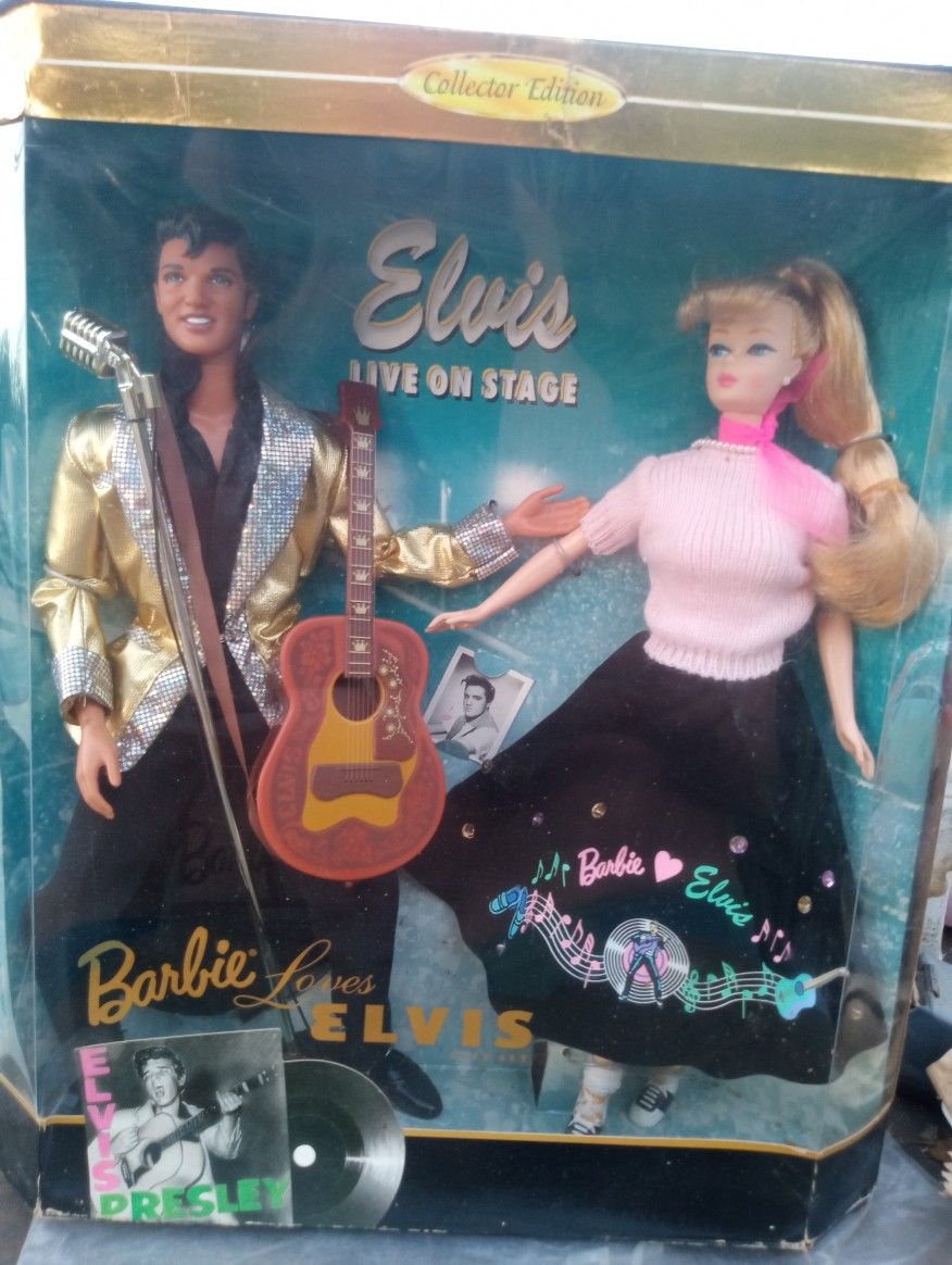 BARBIE LOVES ELVIS GIFT SET 1996 DOLLS