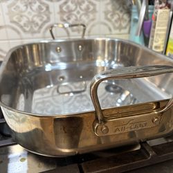 All-clad stainless steel large roasting pan