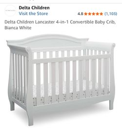 Delta Children Lancaster 4-in-1 Convertible Baby Crib