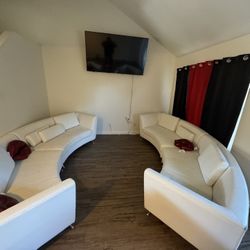 White Couch Set 
