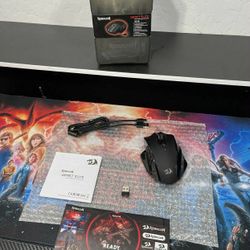 New Redragon M913 Impact Elite Wireless Gaming Mouse, 16000 DPI Wired/Wireless RGB Mouse with 16 Programmable Buttons, 45 Hr Battery and Pro Optical S