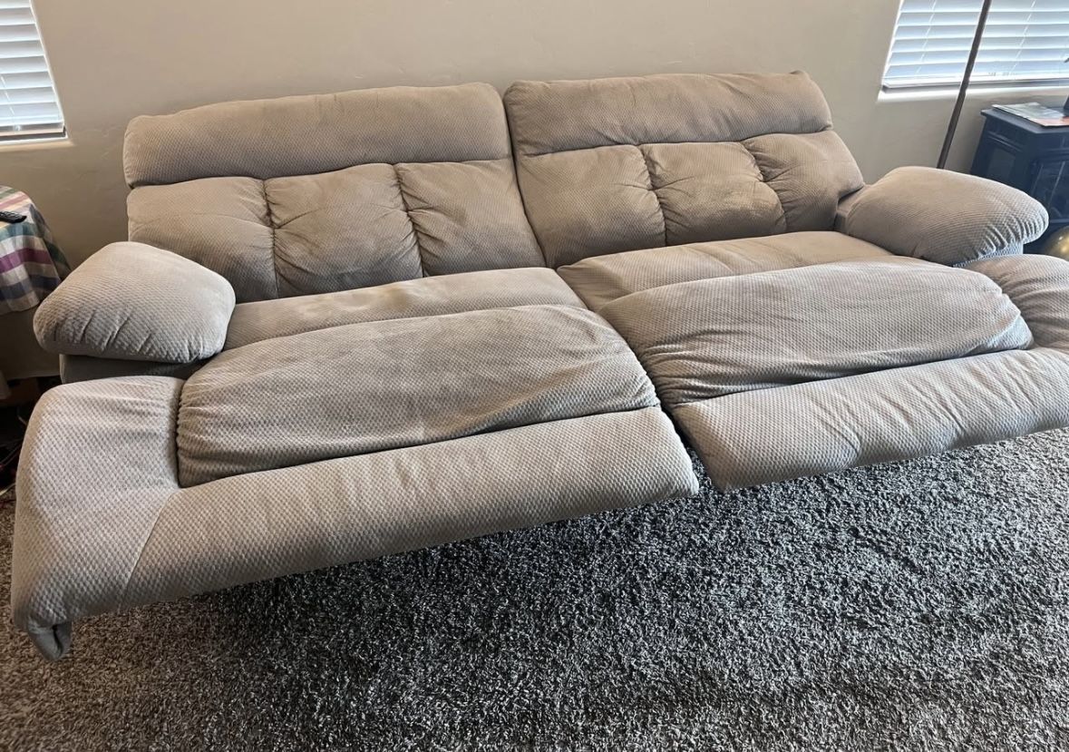 Ashley Double Recliner Wall Hugger Couch