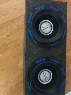 2 12s speakers