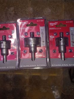 Milwaukee One-Piece Carbide Hole Cutters – 3-Pack