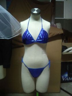 Metallic Blue Bikini