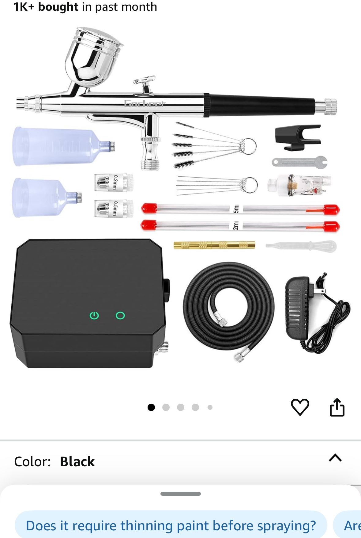 Airbrush Kit With Compressor