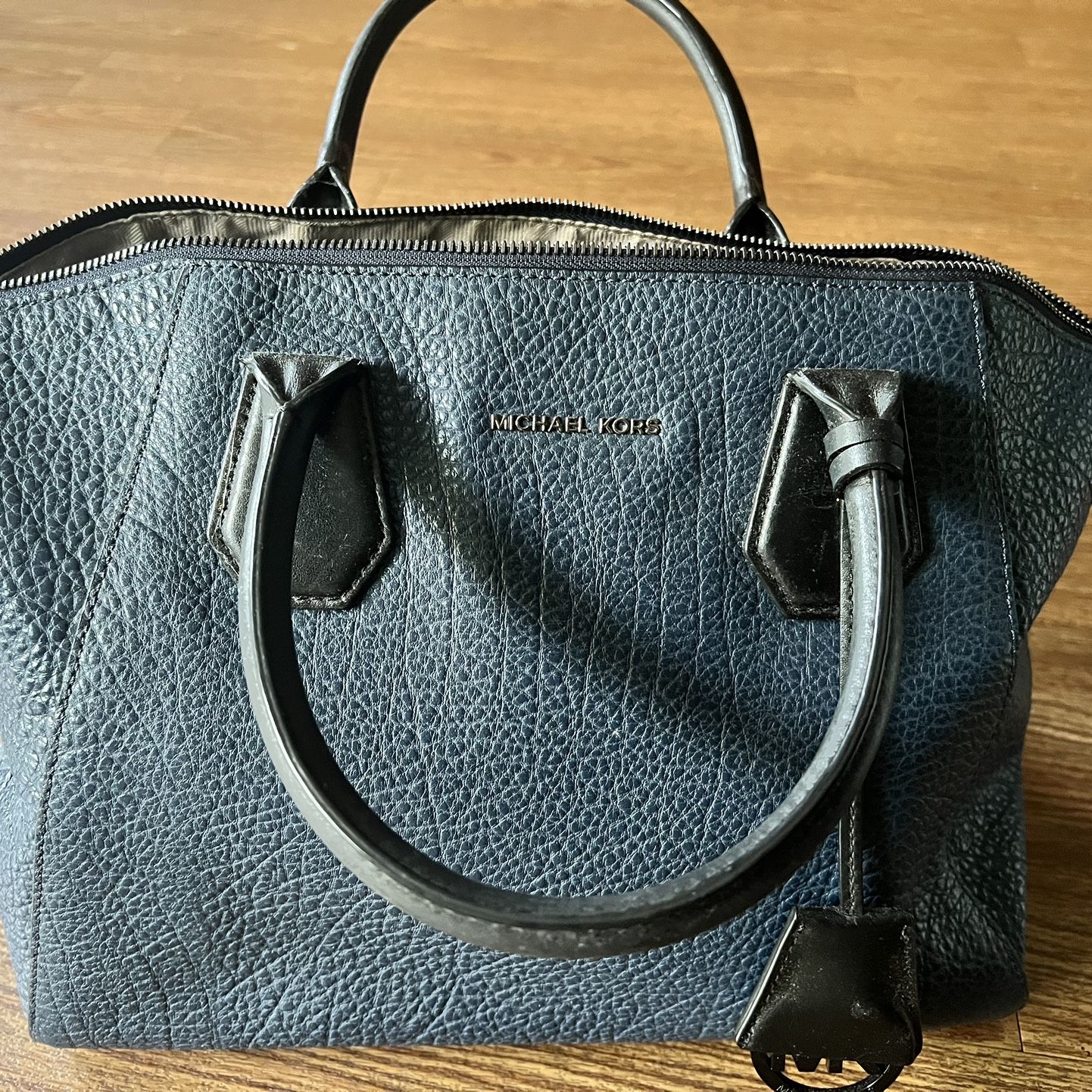 Michael Kors, Bags, Royal Blue Michael Kors Leather Tote