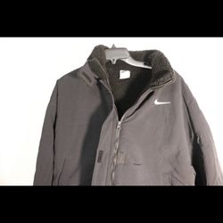 Nike Sherpa-Lined Jacket Black Size Small S Womens