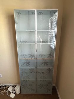 IKEA BILLY Cabinet With Glass Doors