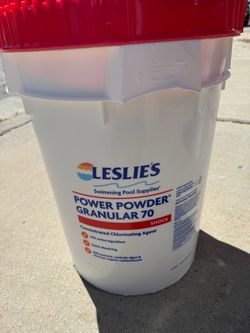 Leslie's Power Powder Granular 70 Pool Shock 100lb