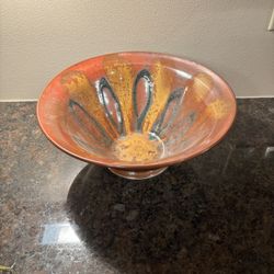 Vintage Art Pottery Bowl 