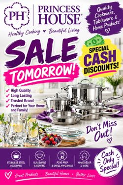 Princess House Yard Sale 10/10/2026