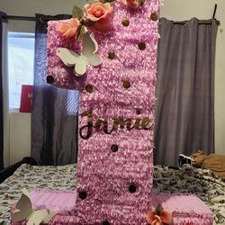 Pink Number Pinata