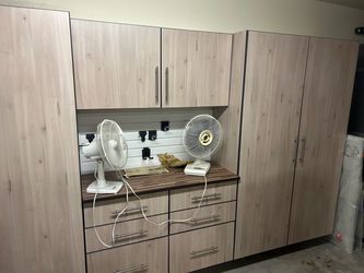 Garage cabinets