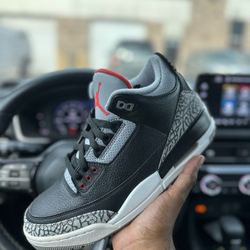 Jordan 3 Retro OG Black Cement (2024) (size 7.5-11) (size 4-7 GS )