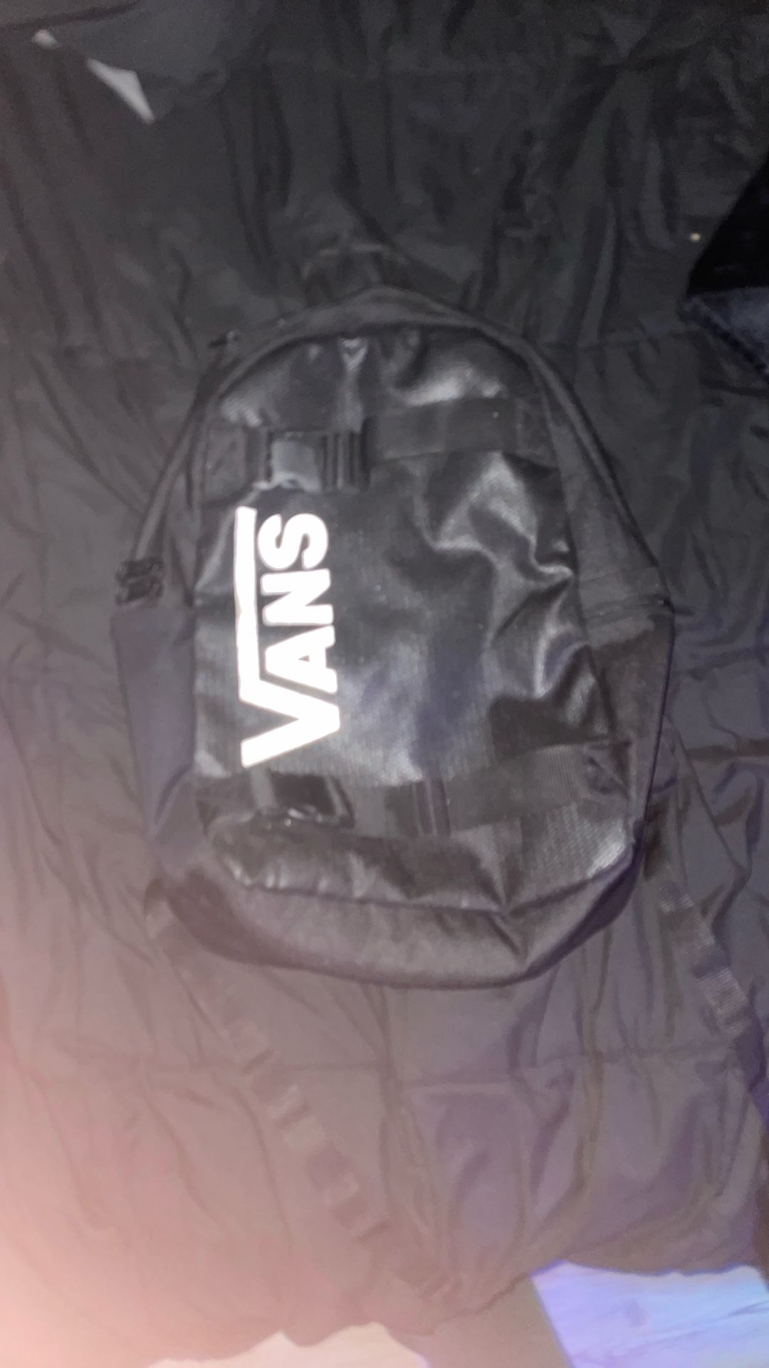 Black Unisex Vans Laptop Backpack