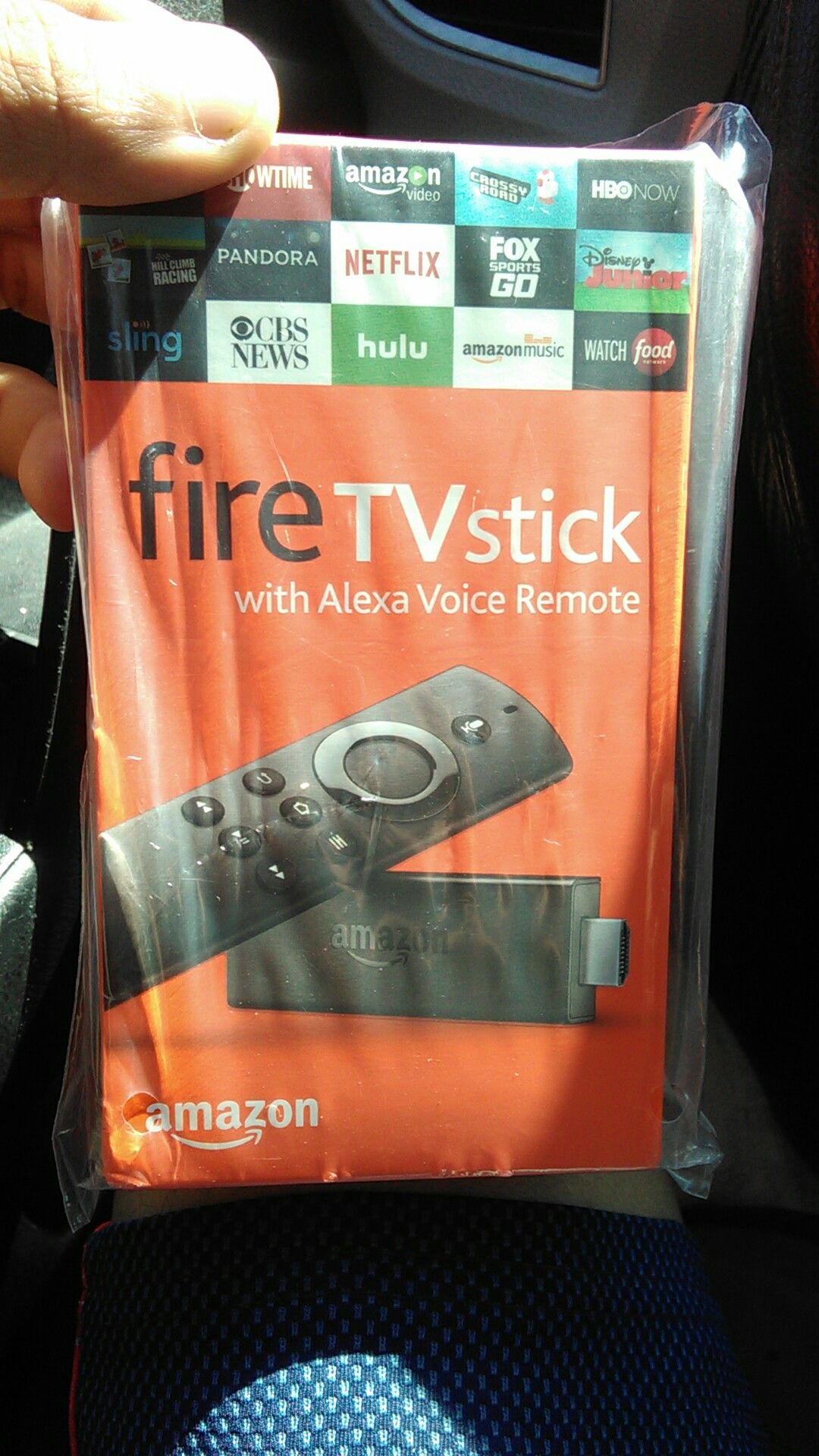 Fire TV stick with Alexa voice remote