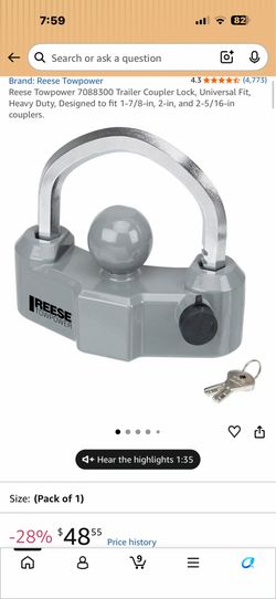 New Coupler Lock Reese