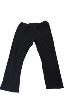 Old Navy black fleece lounge bottoms with drawstring, L. EUC.