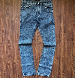 Studded Stacked Jeans Size 34