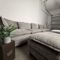 Beautiful Modular Sectional Couch With Ottoman 