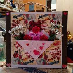 Cute Valentines Wall Hanging Sign,  1ft. X 11" 