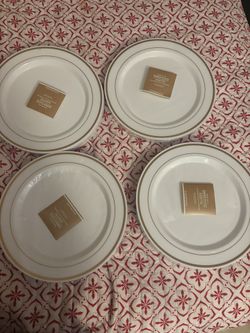 Premium Rose Gold Dinner Plates 