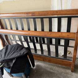 Boxspring And Bed frame. 
