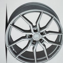 Aodhan Aff1 Lite Weight Forged Rims New Tires Set 20x9/10.5 5x114.3 And 5x120
