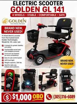 Power Mobility Scooter 4 wheel